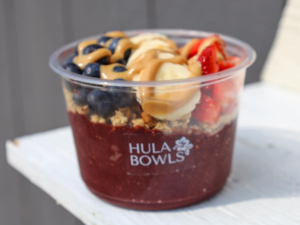 A smoothie bowl is the most popular way to eat acai