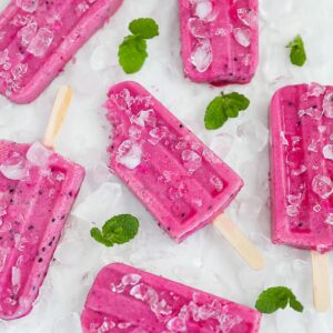 Dragon fruit freezes are the perfect healthy and refreshing treat on a hot summer day!