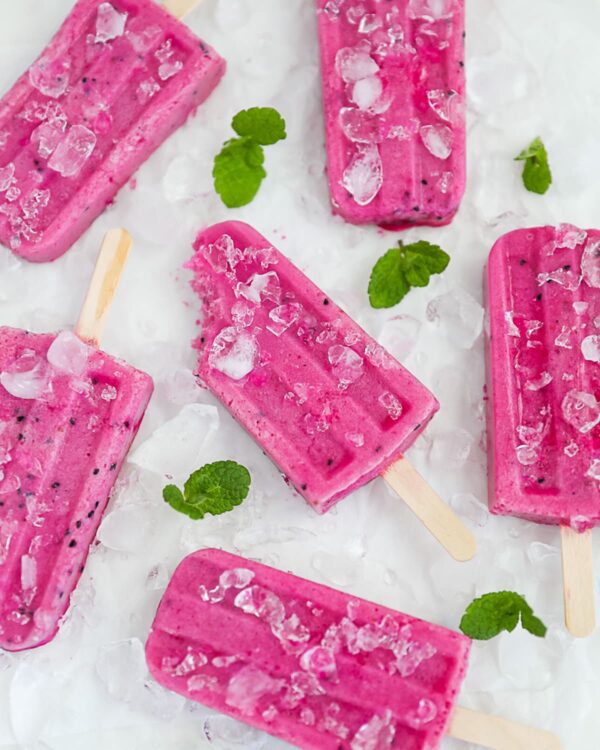 Dragon fruit freezes are the perfect healthy and refreshing treat on a hot summer day!